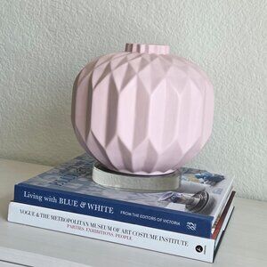 Scandinavian Rose Pink Matte Ceramic Decor Vase